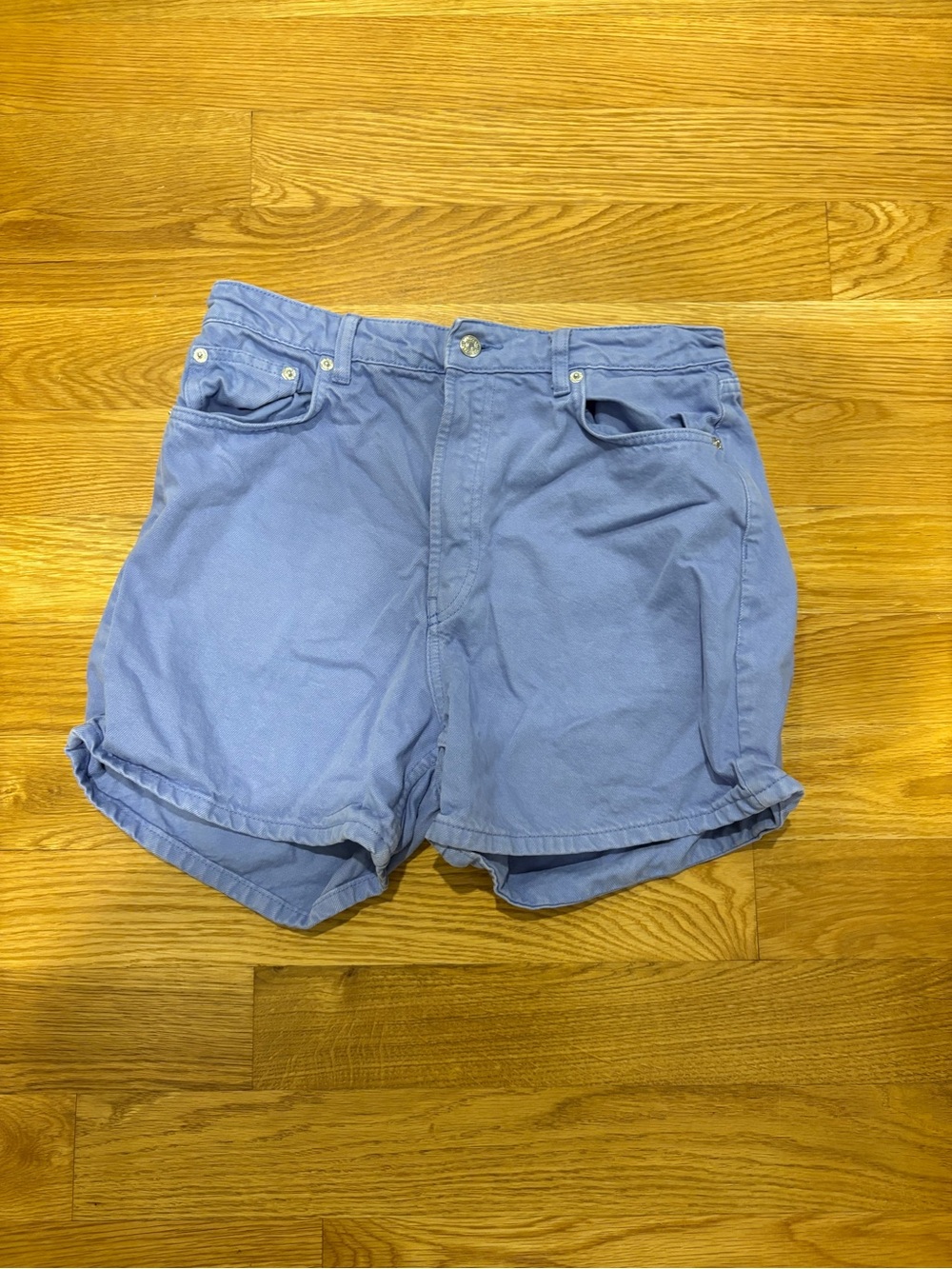 CLOSET CLEAN OUT! Zara mom fit shorts, purple